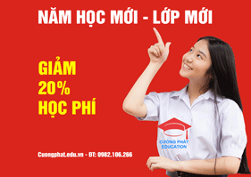 ✅ ❤️ NĂM HỌC MỚI - LỚP MỚI - GIẢM 20% HỌC PHÍ TRONG THÁNG 9